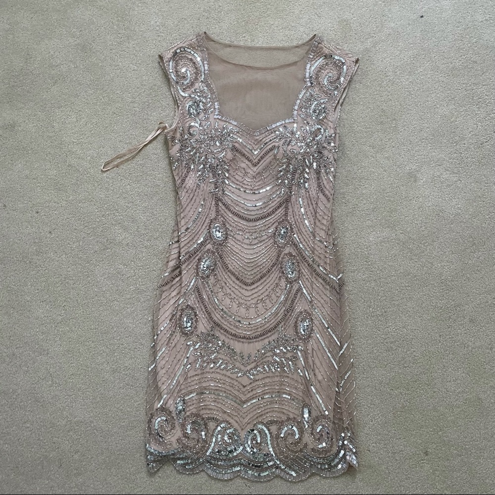 Adrianna Papell Sequin Dress
